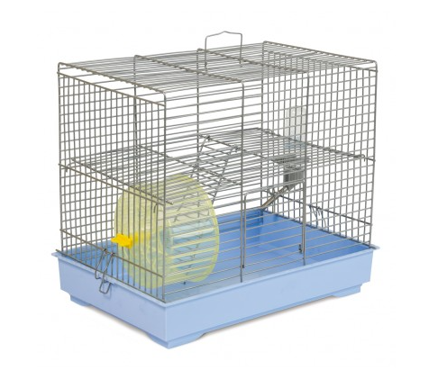 Клетка «Микки» с колесом для мелких декоративных грызунов, 