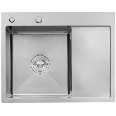 Мойка кухонная Kroner Geburstet-6350LHM (CV031320) Винница - изображение 6