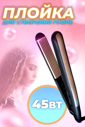 Щипці GEMEI GM-2955W швидке нагрівання, турмалінове покриття. 45Вт, до 200 °С Одеса