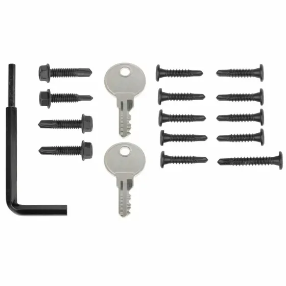Дверь с замком для ограждения бассейна Aquaviva Fence Black Киев