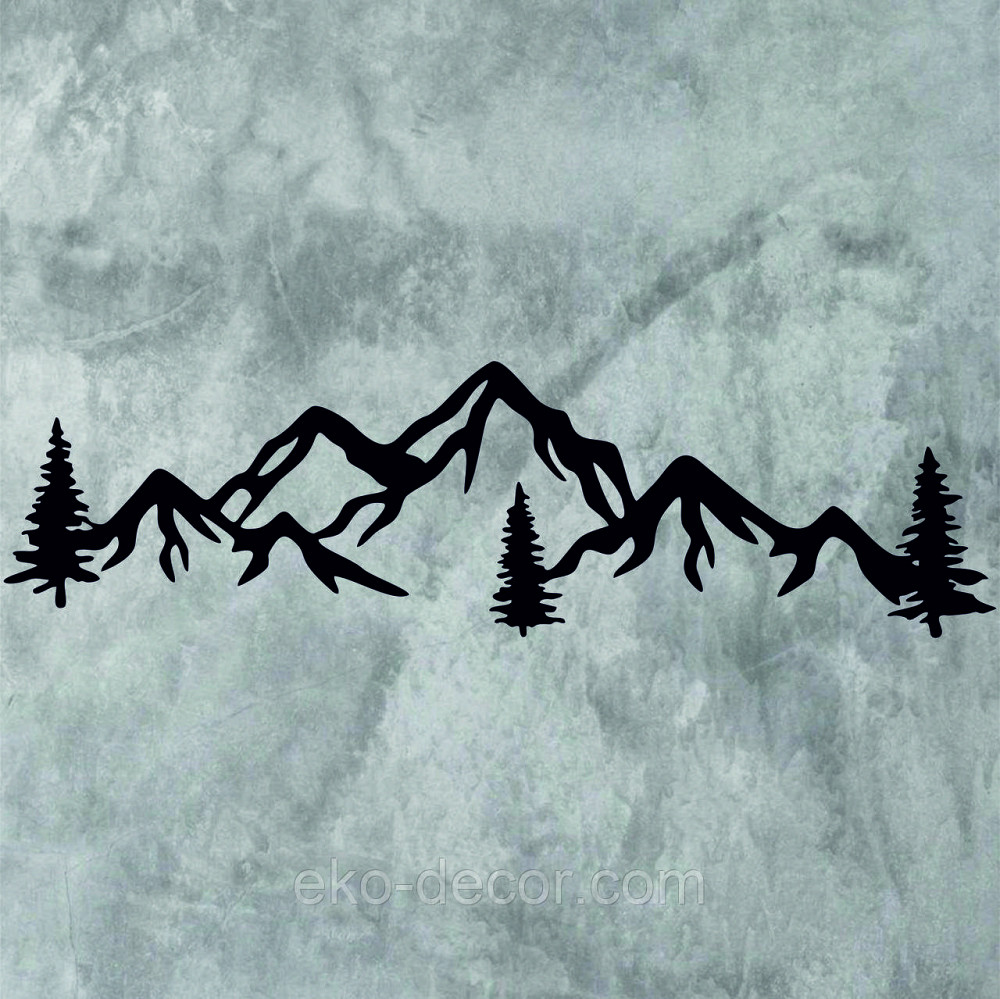 Декоративне настінне Панно «Гори», Декор на стіну Київ - фото 7