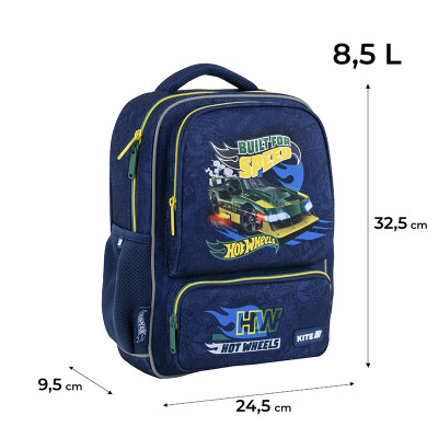 Рюкзак детский Kite Kids 559 Hot Wheels (HW25-559XS) Винница - изображение 8