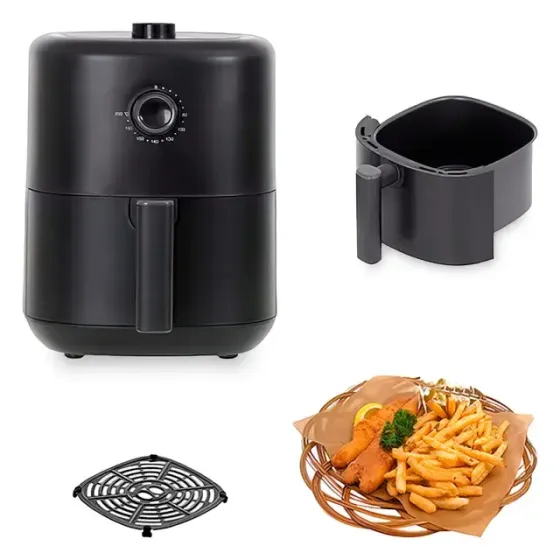 Аэрофритюрница для дома с таймером на 1.5 Л, 1200 ВТ AIR FRYER CROWNBERG CB 5541Безмасляная фритюрница Коломыя