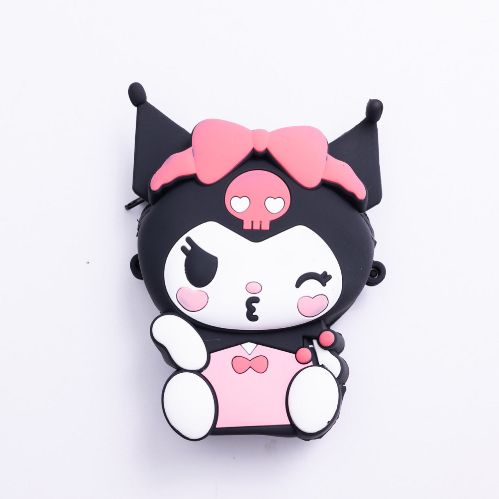 Дитяча силіконова  сумочка-гаманець 15*10*3 см Чорний HP-55-6B Київ - фото 2