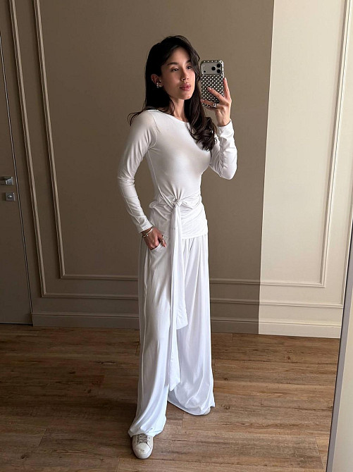 Женский стильный трендовый костюм двойка из вискозы Одесса - изображение 5