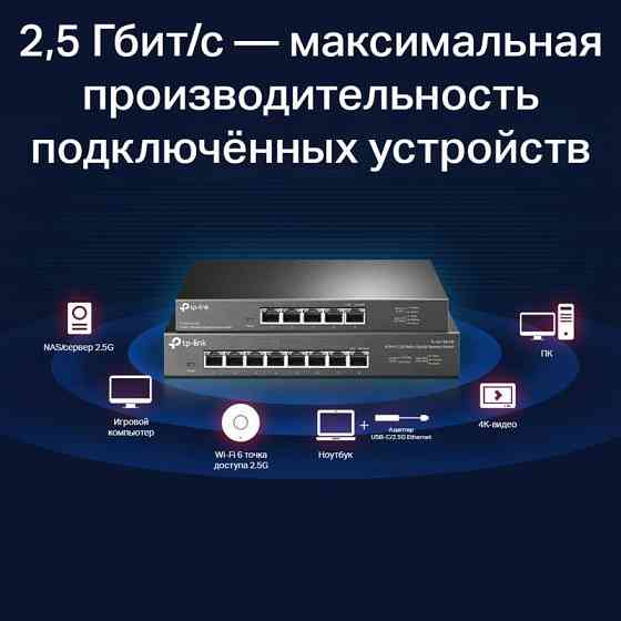 Комутатор TP-Link TL-SG105-M2 Ні Харків