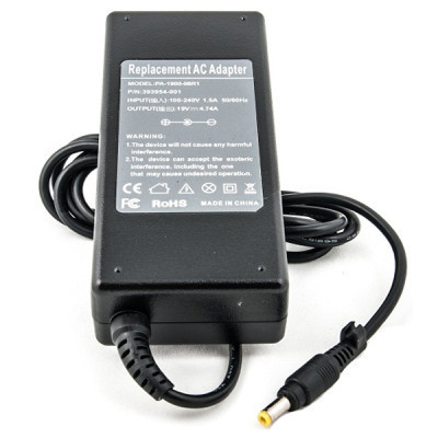 Блок питания к ноутбуку PowerPlant HP 220V, 19V 90W 4.74A (4.8*1.7) (HP90F4817) Винница - изображение 1