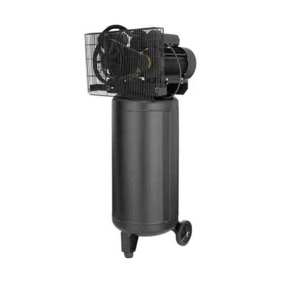 Компресор, 100 л, вертикальний, 3,0 кВт, 220 В, 10 атм, 500 л/хв, 2 циліндри, 83 дБ INTERTOOL PT-0017 Киев