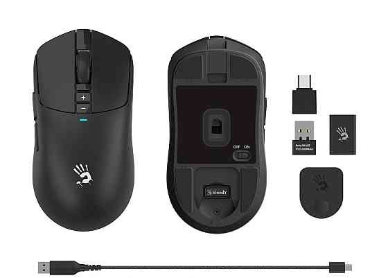 Миша бездротова A4Tech Bloody R72 Ultra Black Чорний Харьков