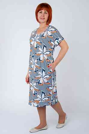 Женское платье летнее хлопок 50 разноцветный Киев