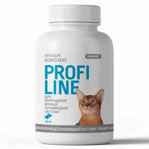 Вітаміни Provet PROFILINE для котів УРІНАРІ комплекс для поліпшення функції сечовивідної системи 180 таб Київ