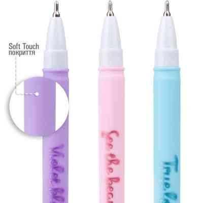 Ручка шариковая Yes Glam 0,7 мм синяя (412014) Винница