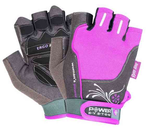 Рукавички для фітнесу Power System PS-2570 Woman’s Power жіночі Pink M Каменское