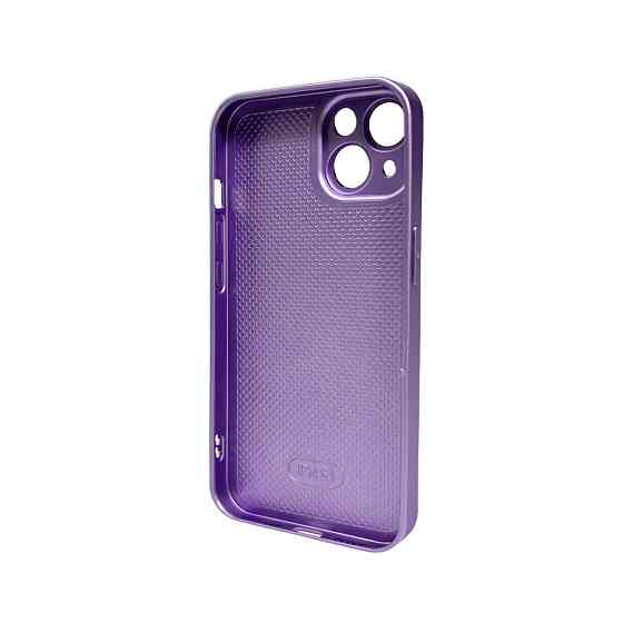 Чехол для iPhone 15 Light Purple с логотипом Киев