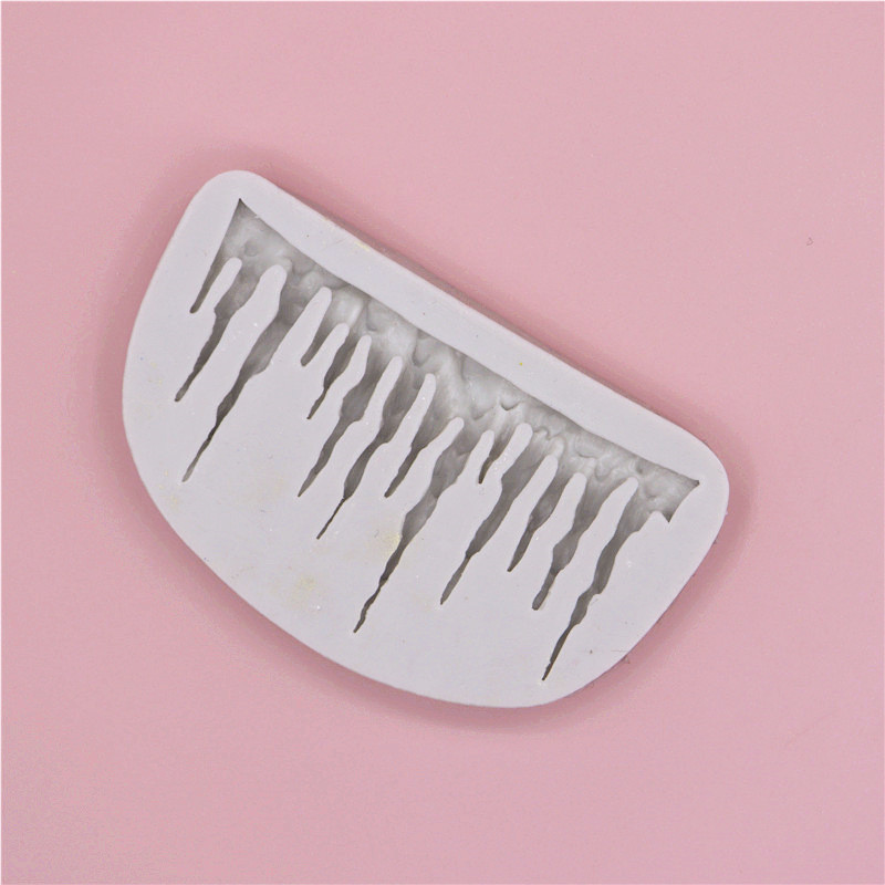 Молд новогодний Сосульки 100 на 60 мм серый Киев - изображение 6