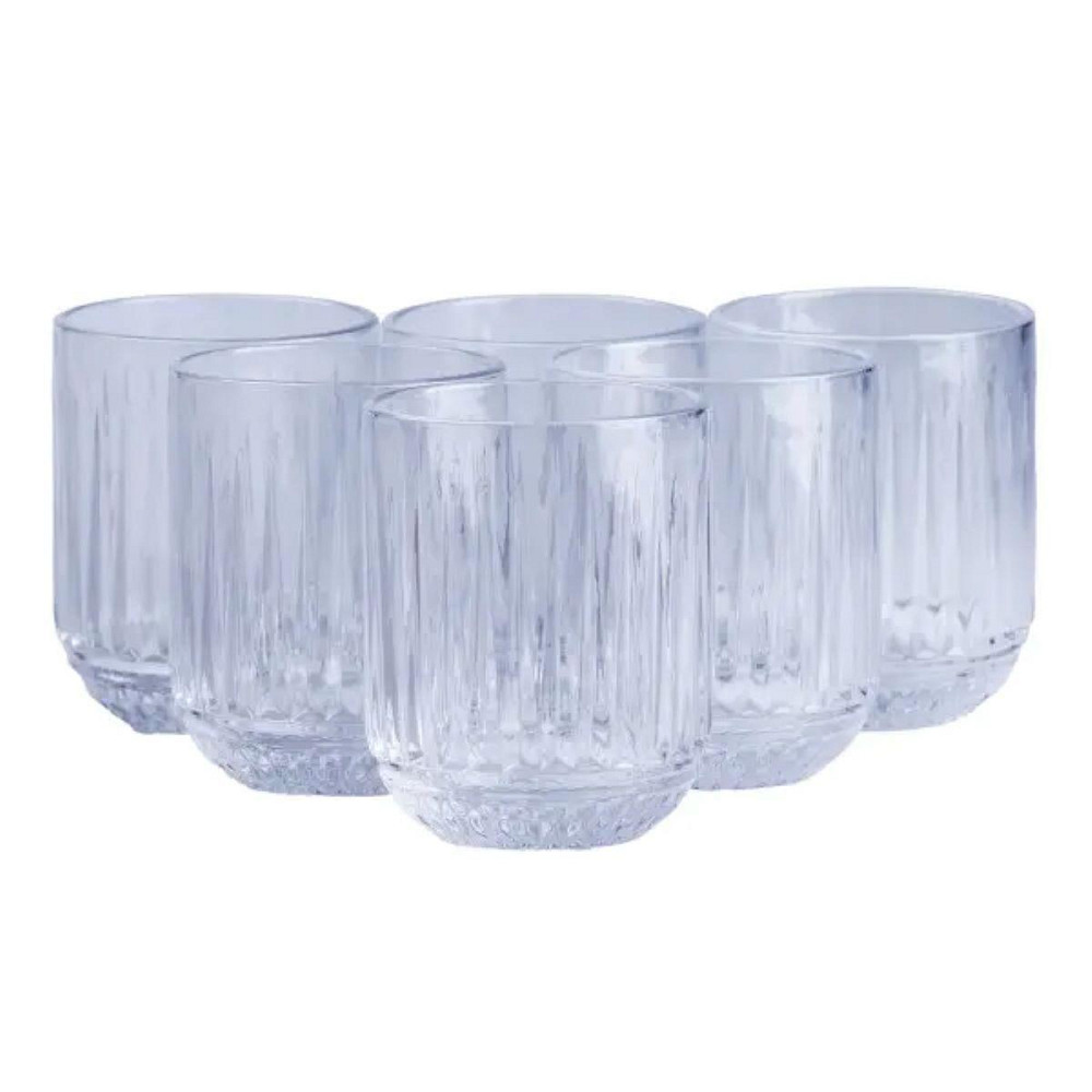 Набор стаканов 6 шт по 250 мл из толстого стекла HP4150 Киев - изображение 3