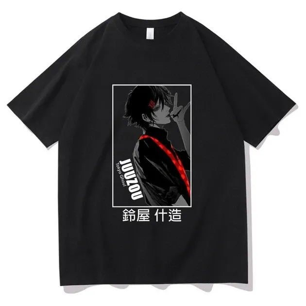 Футболка чоловіча з аніме принтом Токійський Гуль Розмір оверсайз (S/M/L) Чорний AnimeT00012 Дніпро - фото 3