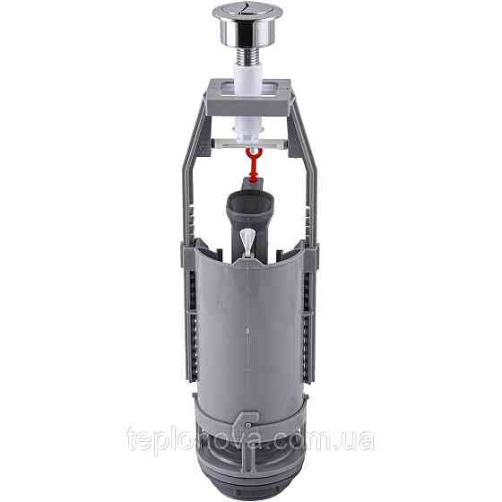 Комплект арматури для зливного бачка з нижнім подаванням води 1/2" та двом режимами зливу АБк2-10 Чернівці