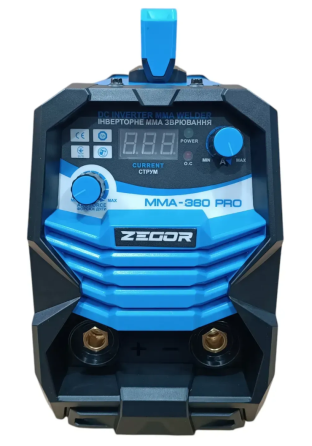 Зварювальний апарат інверторного типу ZEGOR IGBT MMA-360 PRO  : 6.2 кВт, 20 - 360 А Київ