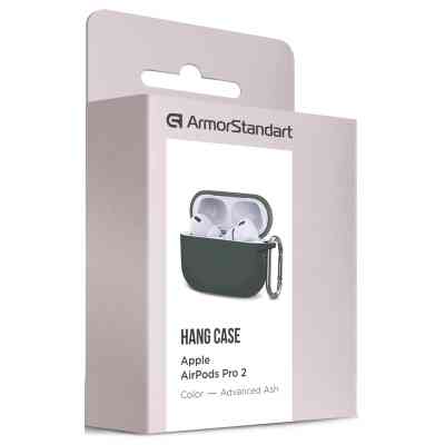 Чехол для наушников Armorstandart Hang Case для Apple AirPods Pro 2 Advanced ash (ARM68600) Винница