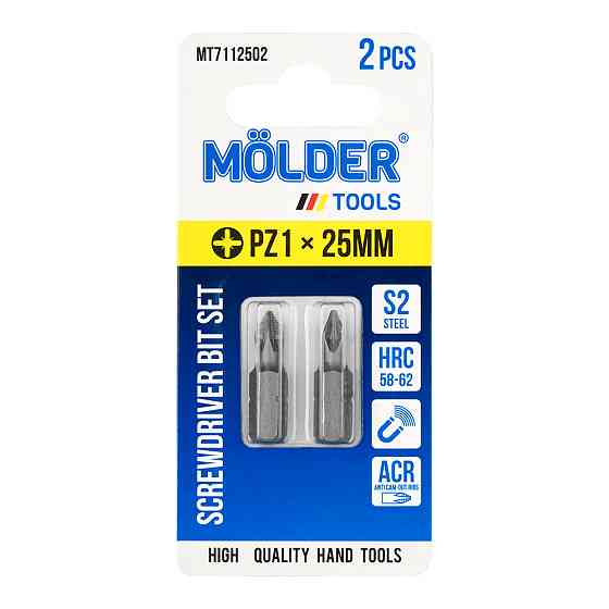 Набор бит Molder PZ1x25мм 2шт Львов