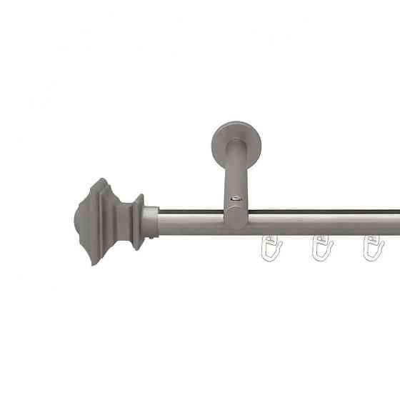 Карниз Orvit Борджеза металевий однорядний циліндр на профіль (16 см) профільна труба  Сатин 19 мм 300 см (00-00015078) Львів