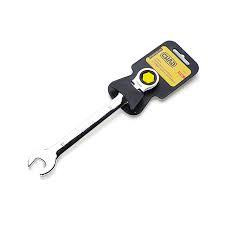 Ключ ріжково-накидний з тріскачкою та шарніром 13мм CrV СИЛА Житомир - изображение 1