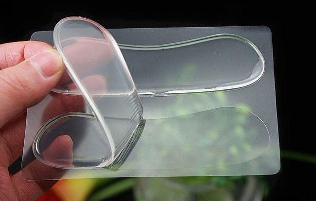 Силиконовые полоски от натирания обуви 98 на 25 мм прозрачный Киев - изображение 2