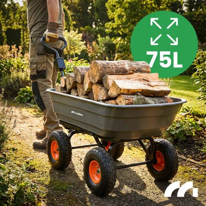 Тележка садовая 75л 300кг Maltec (Польша) Киев - изображение 13