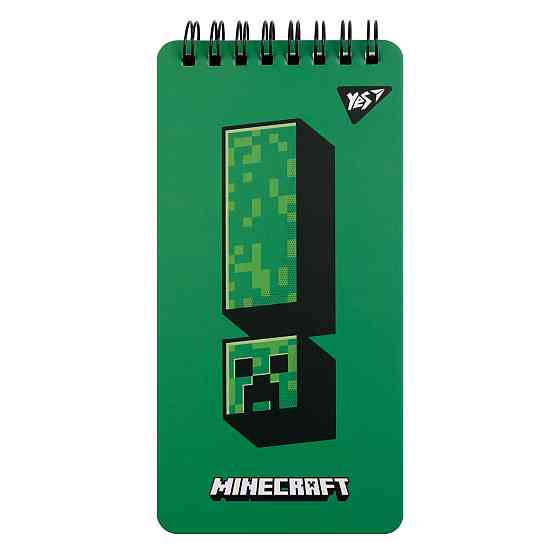 Блокнот "YES" 151764 80х160 мм, 60 арк., подв. cпіраль Minecraft, шт Київ