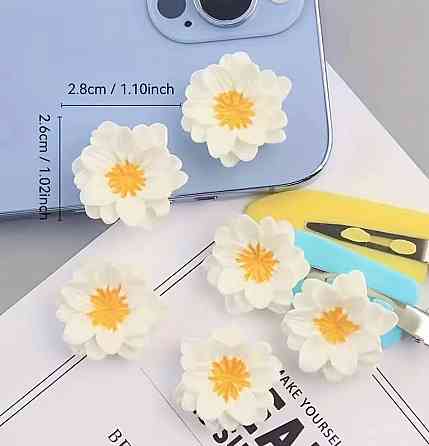 Магниты на холодильник ромашки , магниты цветы для холодильника и декора кухни, набор магнитов ромашка 10 шт Киев