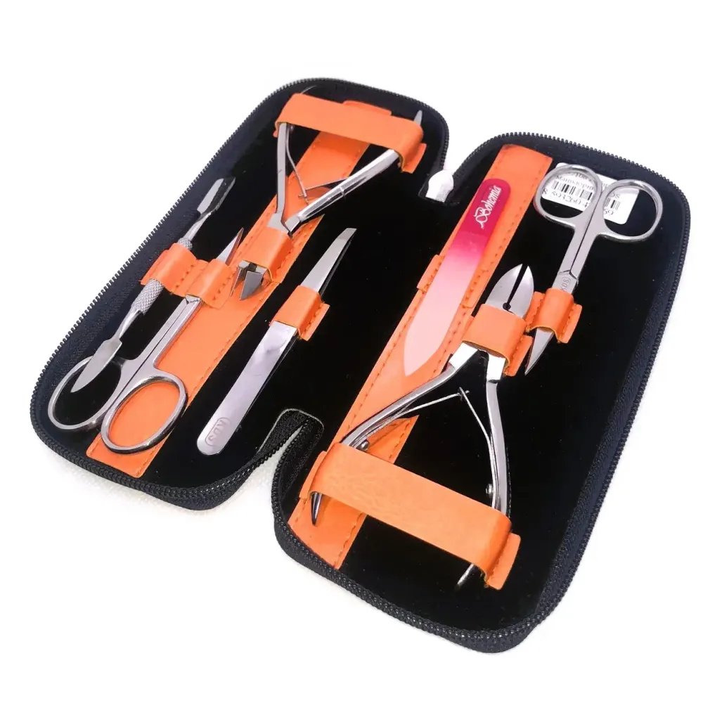 Маникюрный набор KDS маникюрно педикюрный (7 предметов) с хрустальной пилочкой Киев - изображение 3