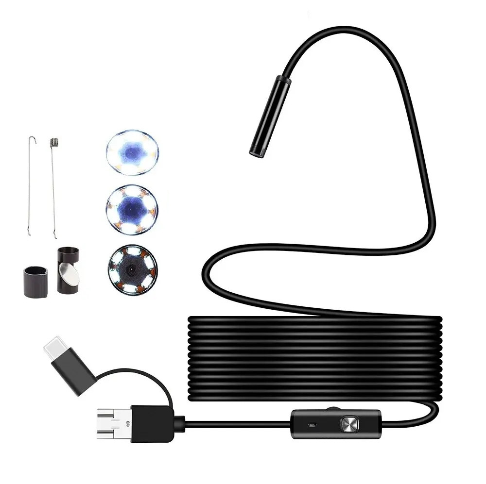 Эндоскоп водонепроницаемый 5м гибкая Usb камера Винница - изображение 2