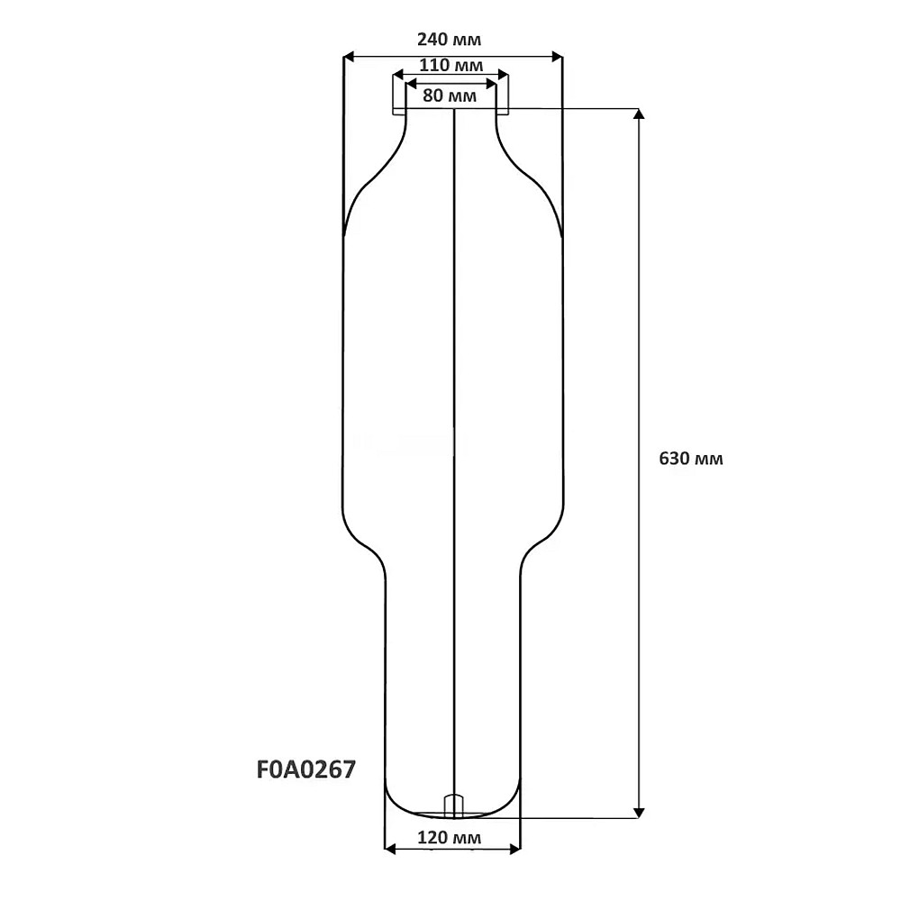 Гумова мембрана для бака Se.Fa D.80  80/100 л ( непрохідна ) ( F0A0267 ) Тернополь - изображение 3