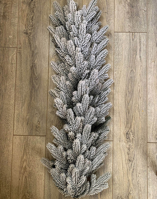 Хвойная литая гирлянда Элитная заснеженная 2.0м Киев - изображение 1