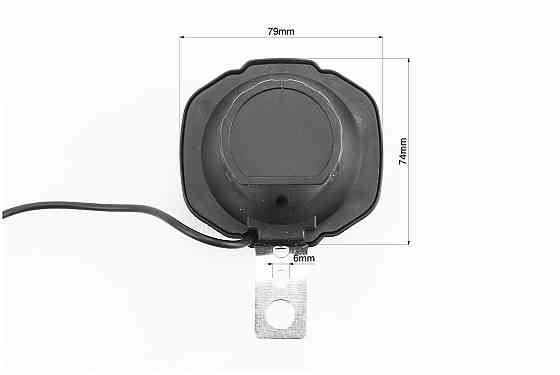 Фара додаткова світлодіодна вологозахисна - 9 LED, (??*??mm) з кріпленням Киев