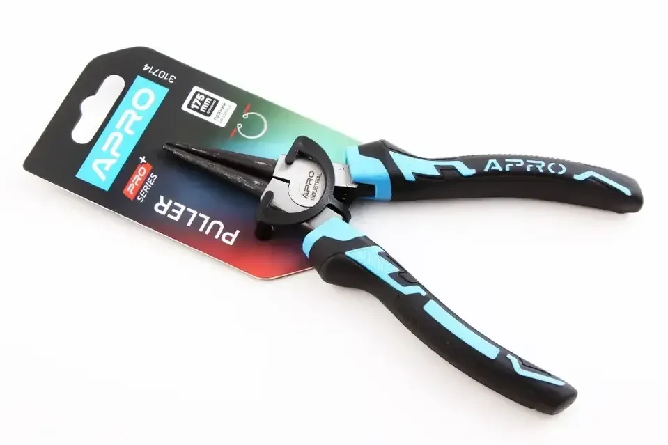 Щипці для зняття/установлення стоп. кілець 175 мм Apro Puller ізогн. на стискання Вінниця - фото 1