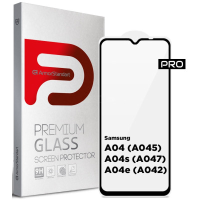 Стекло защитное Armorstandart Pro Samsung A04 / A04s / A04e / M04 / F04 Black (ARM63891) Винница - изображение 1