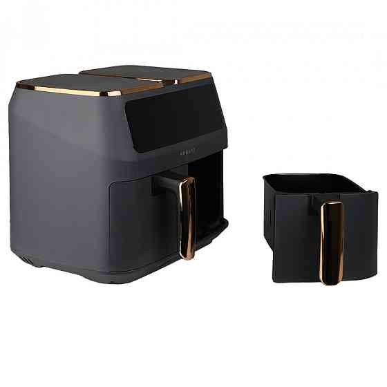 Sokany Аерогриль-фрітюрниця SOKANY SK-ZG-8030 на 8 літрів 2 відділення сіра Коломыя