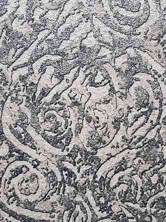 Шпалери вінілові на флізеліні гарячого тиснення DU&KA 1.06х10 вензель основа під штукатурку сірі коричневі Київ