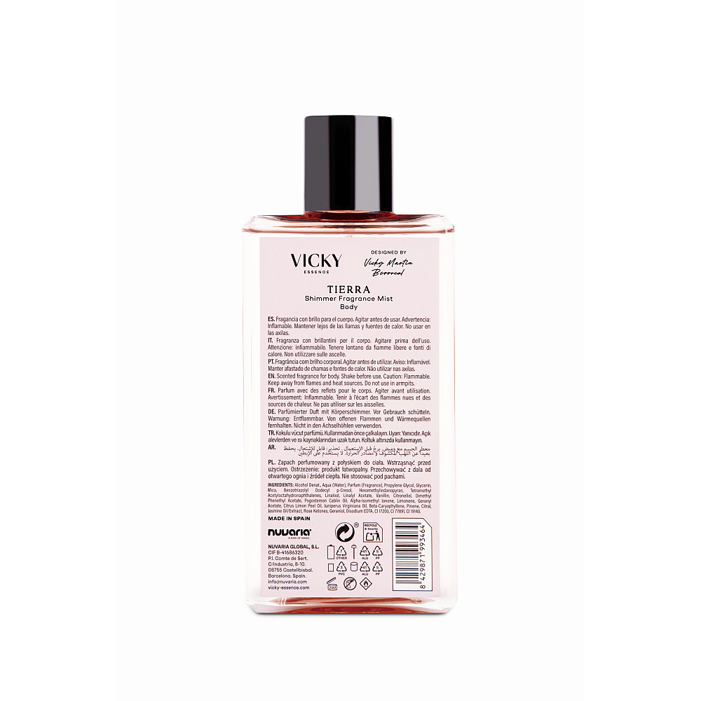 Мист-шиммер для тела Тierra Дикий Персик Vicky Essence 235 мл Киев - изображение 4