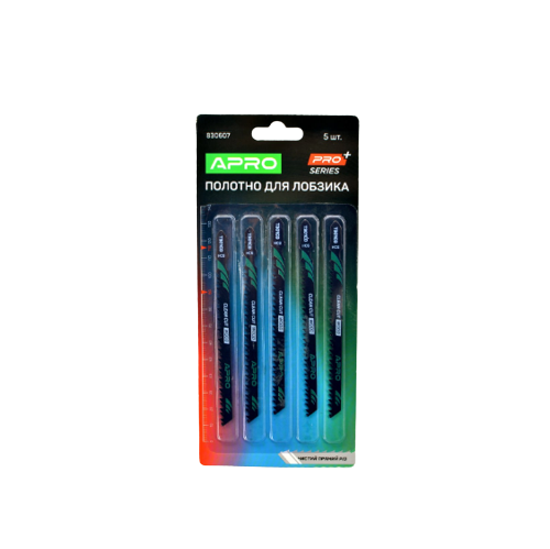 Полотно для лобзика по дереву 116/90мм 3 мм-8TPI чистий прямий різ APRO T301CD Житомир - фото 1