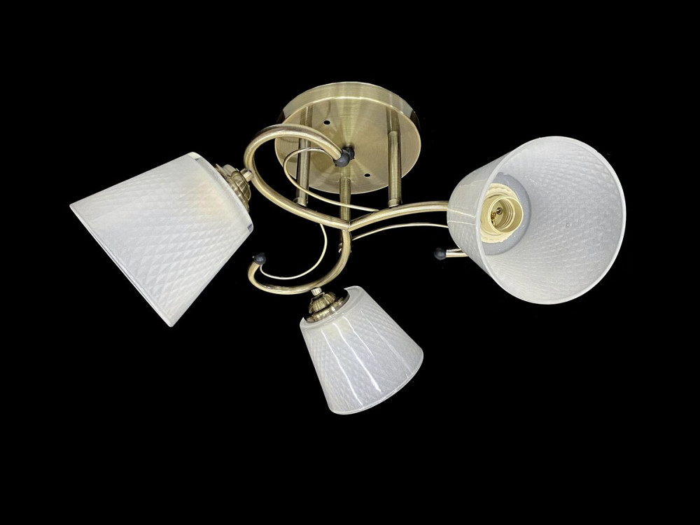 VALESO Люстра стельова на 3 плафони 7051C/3 Бронза Коломыя - изображение 1