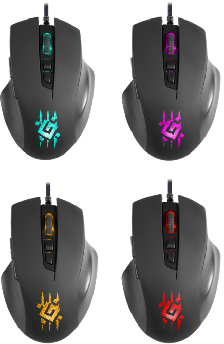 Миша Defender Wolverine GM-700L RGB, 7 кнопок, 12800 dpi (52700) (6823853) Київ - фото 7