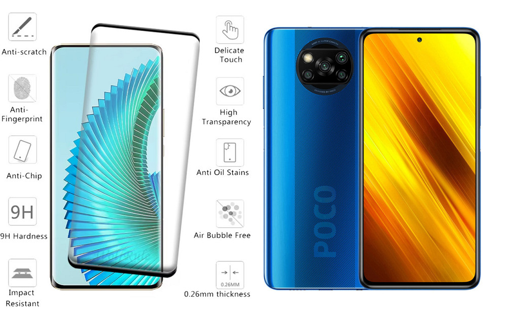 Захисне скло HyperGlass Pro для POCO X3 NFC – максимальна чутливість та захист Київ - фото 2