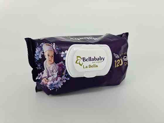 Влажная салфетка 120 шт с клапаном 