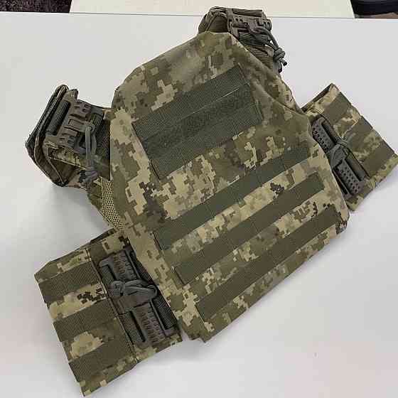 Плитоноска Plate Carrier зі швидким скиданням IRR Cordura 500 D Піксель ММ-14 (olive) Запоріжжя