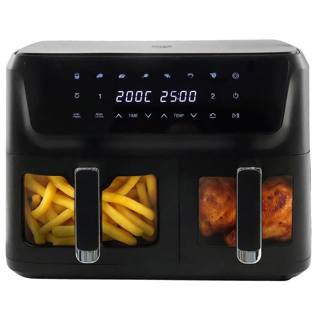 Электродуховка настольная с противнем, Фритюрница для семьи, Аэрофритюрница домашняя аэрогриль ZF-33 Львов - изображение 2