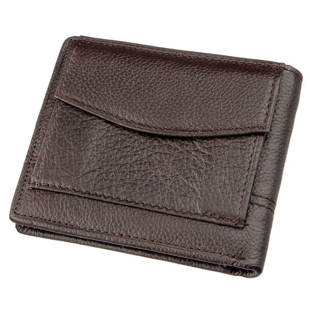 Кошелек мужской флотар кожаный TAILIAN 18999 Темно-коричневый Киев - изображение 2