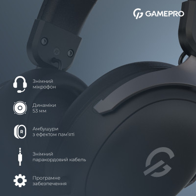 Наушники GamePro Asgard Freya Black (HS145B) Винница - изображение 7